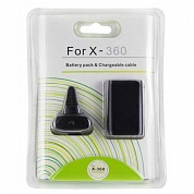 Набор батареи для геймпада Xbox 360 Battery pack and Chargeable cable